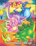 Marvelous Dinosaur Coloring Book