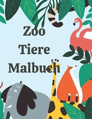 Zoo Tiere Malbuch