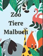 Zoo Tiere Malbuch