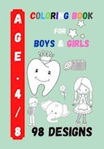 Coloring Book for Boys and Girls