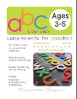 abc Learn to Write for Preschool