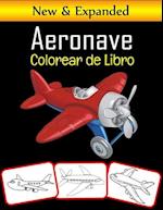 Aeronave Colorear de Libro