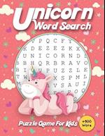 Unicorn Word Search Puzzle Game For Kids