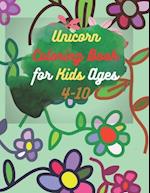 Unicorn Coloring Book for Kids Ages 4-10