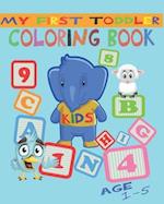 My First Toddler Coloring Book Age 1-5