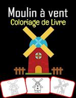 Moulin à vent Coloriage de Livre