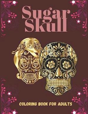 Sugar Skull Coloring Book For Adults