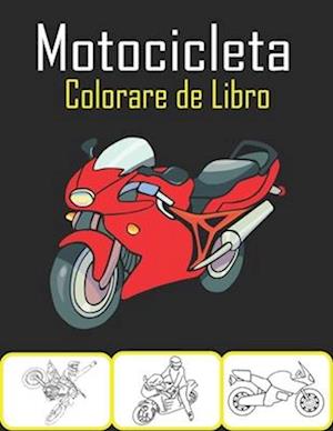 Motocicleta Colorare de Libro