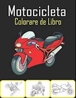 Motocicleta Colorare de Libro