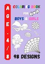 Coloring Book for Boys and Girls