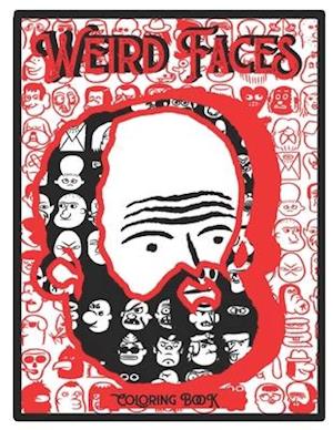 Få Weird faces Coloring book af Color Arthur som Paperback bog på