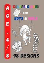 Coloring Book for Boys and Girls