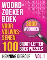 Woordzoeker Boek voor Volwassenen - 100 Groot-Letterboek Puzzels - 3000 Woorden