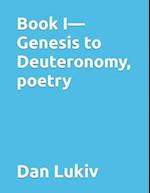 Book I-Genesis to Deuteronomy, poetry