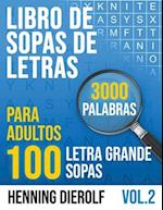 Libro de SOPAS DE LETRAS para Adultos