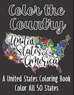 Color the Country United States of America