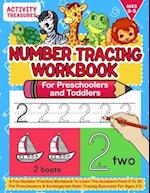 Number Tracing Workbook For Preschoolers And Toddlers