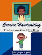 Cursive Handwriting Practice Workbook for Boys