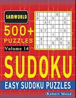 Easy Sudoku Puzzles: Over 500 Easy Sudoku Puzzles And Solutions (Volume 14) 