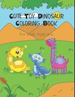 Cute Toy Dinosaur Coloring Book