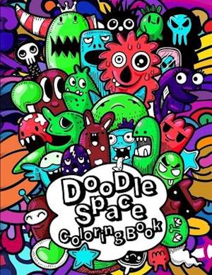 doodle space coloring book