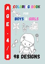 Coloring Book for Boys and Girls