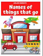 Names of things that go