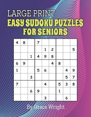 Large Print Easy Sudoku Puzzles for Seniors