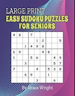 Large Print Easy Sudoku Puzzles for Seniors