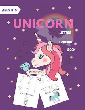 Unicorn Letter Tracing Book