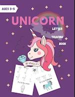 Unicorn Letter Tracing Book