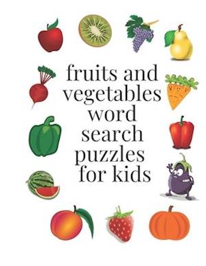 fruits and vegetables word search puzzles for kids