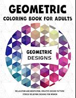 Geometric Coloring Book for Adults