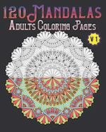 120 Mandalas Adults Coloring Pages Volume 1