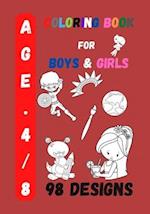 Coloring Book for Boys and Girls