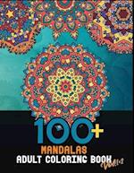 100+ Mandalas adult coloring book Vol.1+2