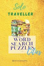Solo traveller: Word search puzzles. Cities 
