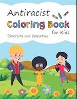 Antiracist Coloring Book for Kids. Diversity and Empathy