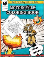 motorcycle coloring book for kids