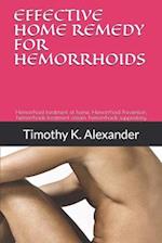 Hemorrhoid Treatment at Home