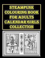 Steampunk Colouring Book For Adults Calendar Girls Collection