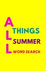 All Things Summer Word Search