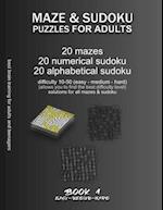 Maze & Sudoku Puzzles for Adults