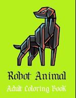 Robot Animal Adult Coloring Book