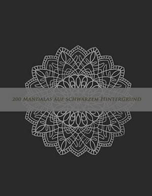 200 Mandalas auf schwarzem Hintergrund