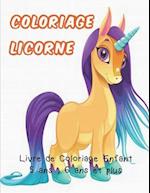 Coloriage Licorne
