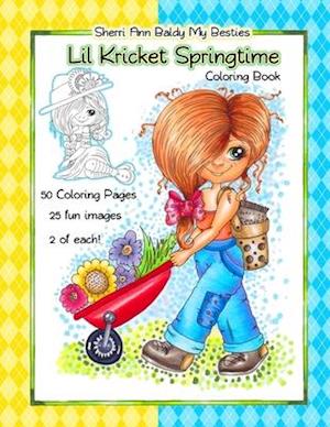 Sherri Ann Baldy My Besties Lil Kricket Springtime Coloring Book