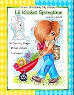 Sherri Ann Baldy My Besties Lil Kricket Springtime Coloring Book