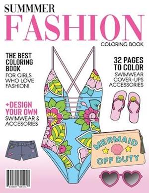 Summer Fashion Coloring Book