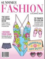 Summer Fashion Coloring Book